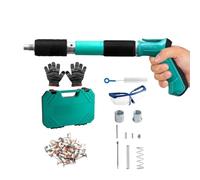 Pistolet à Clous Manuel pour Béton et Briques | Kit de Fixation Murale Portable Sans Fil | Comprend des Clous en Acier pour Meubles & Travaux Maison