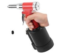 Pistolet à clous pneumatique, en acier inoxydable, dimensions 12,5 x 5,5 x 2,5 pouces, compatible avec différentes tailles de clous, fonctionne à l'air comprimé, design léger
