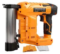 Pistolet à clous sans fil 18GA, 2-en-1, compatible avec Dewalt 18V/20V, avec 1000 clous et 1000 agrafes