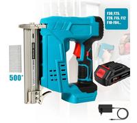Pistolet à clous sans fil - Modèle F30 - Cloueur à stylo - Moteur sans balais - Longueur de clou : 30 mm - Chargeur pour 100 clous - 60 clous par minute - Coffret comprenant 1 batterie