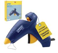 Pistolet à colle chaude Rapid EG212 pour le bricolage et la réparation domestique | Pour Bâtons de colle de Ø12mm | Conception ergonomique avec gâchette à prise souple et support réglable - (5001706)