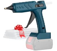 Pistolet à colle chaude sans fil à batterie pour batterie Bosch 18V pistolet à colle thermofusible, idéal pour les réparations, le bricolage, le DIY, la maison avec bâtonnets de 30 x 11mm (sans