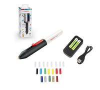 Pistolet à colle chaude sans-fil Bosch - Gluey Marshmallow (Livré avec 20 x mini-sticks de colle, 2 x batteries rechargeables et 1 chargeur USB)