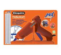 Pistolet colle cléopâtre cléo gun max + 2 bâtons de colle cléo stick max 11mm
