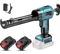 Pistolet à colle électrique, vitesse réglable, design sans fil, Avec 2X piles (B)