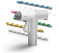Pistolet à colle sans fil rechargeable par batterie, chauffage rapide en 30 secondes, type C, avec 10 bâtons de colle, idéal pour les travaux de bricolage et les réparations, batterie 2000mAh