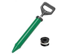 Pistolet À Coulis de Ciment, Outil Manuel D'injection de Mortier avec | Applicateur de Coulis Haute Résistance avec Tube Poussoir en Acier Inoxydable, Piston Scellé Et(Round head)
