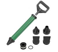 Pistolet À Coulis de Ciment, Outil Manuel D'injection de Mortier avec | Applicateur de Coulis Haute Résistance avec Tube Poussoir en Acier Inoxydable, Piston Scellé Et(4-in-1)