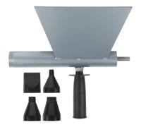 Pistolet à Coulis pour Joints, Outil à Ciment Électrique 29x4x4cm | Métal Robuste, Buses Amovibles Interchangeables, Tige Mélangeuse, Remplissage Uniforme des Briques et Carrelages