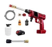 Pistolet À Eau De Pulvérisation Lave-Auto Haute Pression sans Fil Machine Nettoyage Nettoyeur Lavage Voiture Portable for Batterie 18V Jet Puissant