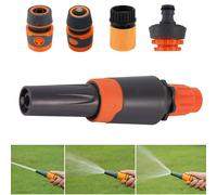Pistolet à eau haute pression buse de pulvérisation directe pistolet d'arrosage réglable arroseur d'irrigation de jardin pistolet à eau de nettoyage de lavage de voiture Quick connetor