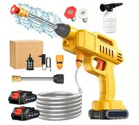 Pistolet à eau haute pression sans fil 50 bars, 1500W, haute puissance, machine à laver les voitures, outils électriques pour batterie Makita 21V B-12000mAh