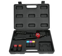Pistolet à écrous à riveter en alliage ferreux, 606 pouces, coffret en plastique, àmanuelle, 6-32, 8-32, 10-24, 1/4-20, 5/16-18
