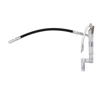 Pistolet à graisse professionnel avec flexible - Raccord tournant triple articulation - Coupleur 4 mors MW Tools VETPISTF