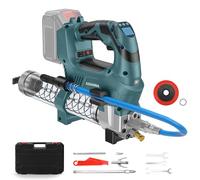 Pistolet à graisse sans fil pour batterie Makita 18 V, 12000 PSI 160 g/min, pompe à graisse électrique, batterie 18 V, moteur sans brosse, affichage LED, presse à graisse quantitative pour machines