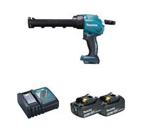 Pistolet à mastic 18V DCG180Z + 2 batteries BL1830B 18V 3 Ah + 1 chargeur rapide DC18RC MAKITA