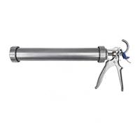 Pistolet À Mastic, Applicateur de Mastic en Métal À Double Usage avec | Corps Entièrement Métallique, Ressort Renforcé, Tige de Poussée en Acier Massif, Interrupteur de Décompression Et Poignée