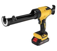 Pistolet à mastic électrique, 6 vitesses réglables, système anti-rebond automatique, sans pile