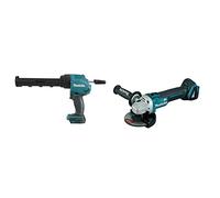 Pistolet À Mastic MAKITA 18 V LI-ION 1,5 AH 5000 N Vendu sans Batterie- DCG180Z & DGA504Z - Mini-meuleuse à Batterie 18V Lithium-ION 125 mm BL Seule Machine sans Chargeur ni Batterie Noir 60 x 450 mm