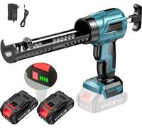 Pistolet à mastic, réglage de vitesse ajustable, conception ergonomique, un bleu clair