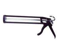 Pistolet à mastic type squelette GEB 100/280/310 ml métal alu Noir et argenté