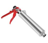 Pistolet à mortier pour joints, en acier inoxydable et en plastique, longueur totale de 56 cm, longueur de la buse de 15 cm, adapté aux joints de 2 à 5 mm, poids net de 1,1 kg