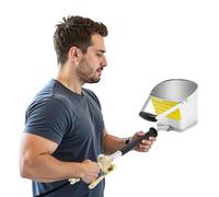 Pistolet à mortier - Seringue à ciment - 3,5 l - 8 bar - 1/2" - Pour | Pulvérisateur Seringue à Mortier 4 Buses Aluminium Fer à Air pour Béton, Enduit et Mortier Calcaire