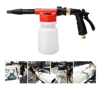 Pistolet À Mousse 2 En 1 - 900 Ml - Réglable - Pour Le Nettoyage Des Voitures Et Des Motos