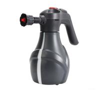 Pistolet à mousse portable de 2 L pour kit de nettoyage de voiture - Pulvérisateur à pression électrique USB-C avec buse réglable pour tuyau d'arrosage