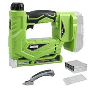 Pistolet à ongles sans fil compatible avec batterie Ryobi 18 V, 2 modes, calibre 18 1,5 à 3,8 cm, 1000 clous/agrafes pour projets d'ameublement, menuiserie et travail du bois (outils uniquement)