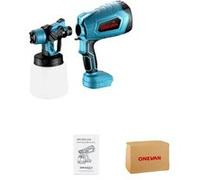 Pistolet à Peinture Électrique, Fonctionnement Sans Fil, Compatible avec Batterie Makita, Sans batterie