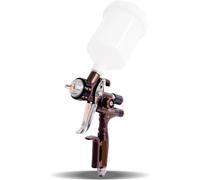 Pistolet à peinture - Pistolet de finition basse pression - Ergonomique et léger - Système HVLP - 600 ml