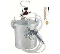 Pistolet à peinture - Pistolet de pulvérisation - Pulvérisateur - Système de pulvérisation - Pompe à peinture - Portatif - Réservoir sous pression de 10 litres