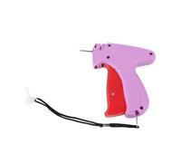 Pistolet à points pour vêtements, mini fixateur de vêtements rapide, comprend 6 aiguilles, 500 attaches blanches, 500 attaches noires pour les amateurs de couture (Rose)