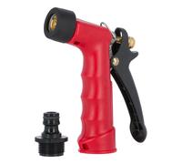 Pistolet à pression gicleur laiton et tuyau Kerbl Gilmour Rouge 3 m