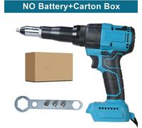 Pistolet à riveter électrique sans balais - Appareil de pose de rivets-écrous - 720W - Pour batterie 18V - Fixation automatique des rivets - Sans batterie ni chargeur