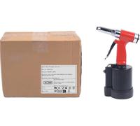 Pistolet à riveter pneumatique, force de traction de 1300 kgf, fonctionnement rapide et efficace, rouge