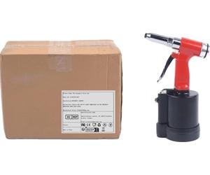 Pistolet à riveter pneumatique, force de traction de 1300 kgf, fonctionnement rapide et efficace, rouge
