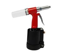 Pistolet à rivets aveugles à air comprimé, force de traction de 1300 kg | Longueur 275 mm, pince à riveter avec 4 embouts 3,2 mm, 4,0 mm, 4,8 mm, 6,4 mm, pour atelier, voiture, garage, bateau