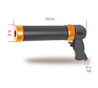 Beta Tools Pistolet à cartouche pneumatique 1947 - 350 ml 4,8 bar tôle laquée
