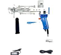 Pistolet à tufter électrique, double fonctionnalité, hauteur de poil réglable, prise EU-b