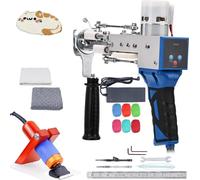 Pistolet à tufter les tapis, fonctionnement à grande vitesse, compatibilité avec les poils doubles, SET BLEU2