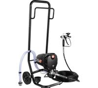 Pistolet airless à main avec chariot à roulettes, portable, 950 W, 3000 psi