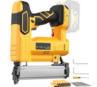 Pistolet cloueuse et agrafeuse 2 en 1 pour batterie Dewalt 20 V | Brad Cloueuse avec 1000 agrafes et 1000 clous, pistolet à clous de calibre 18 pour menuiserie en bois 【Batterie non incluse)