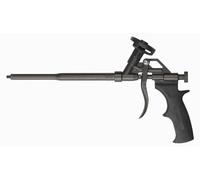 Pistolet d'application pour mousse polyuréthane, avec valve de dosage