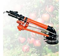 Pistolet d'arrosage à turbine, équipement d'arrosage robuste pour irrigation, pulvérisation à 360°, portée de 25 à 55 m, buse de 16 à 22 mm, comprend manomètre, idéal pour les fermes et les vergers