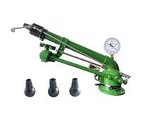 Pistolet d'arrosage agricole avec manomètre, arroseur à impact réglable à 360 ° pour arrosage de grande surface dans les jardins et les fermes
