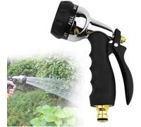 Pistolet d'arrosage en alliage de zinc de haute qualité, pulvérisateur de jardin avec 7 modes d'arrosage, connexion en laiton