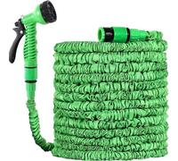 Pistolet d'arrosage extensible, 7 modes, vert, 22 m