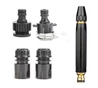 Pistolet D'Arrosage Haute Pression Multifonction Trois Jets Réglables | Lance De Lavage Haute Pression Pour Tuyau pour Arrosage Terrasse Jardin Nettoyage